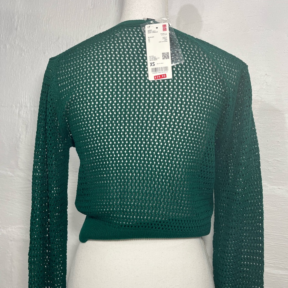 UNIQLO CROCHET CROPPED SWEATER NEW WITH TAG (867) - Picture 10 of 14